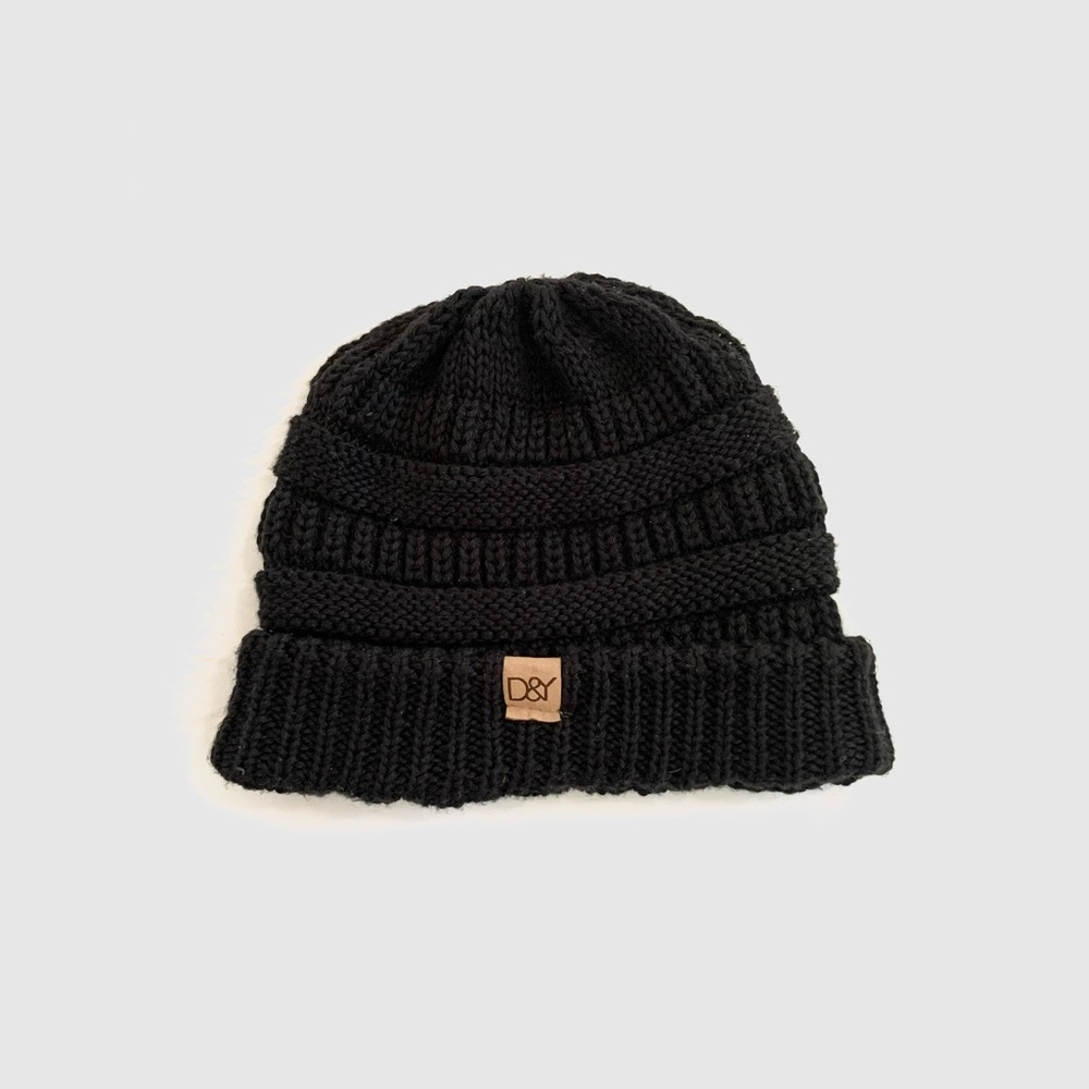 Black Knit Hat